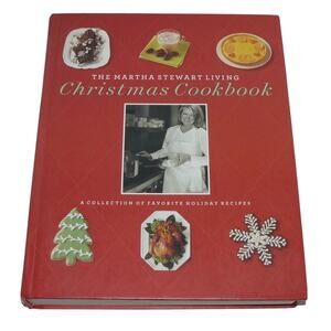 Martha Stewart Living Christmas Cookbook Hardcover Holiday Recipe Collection VTG